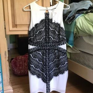 Black and white dress